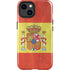 Spain Flag Distressed iPhone 15 Plus Impact Case